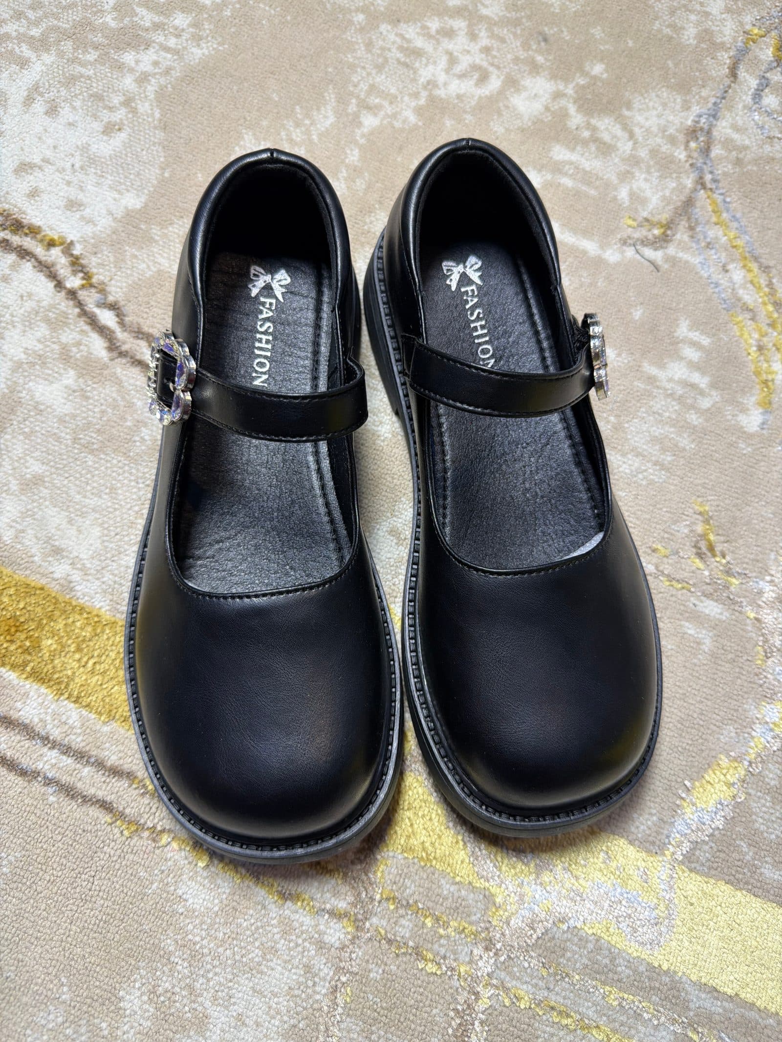 BLACK SCHOOL SHOES MY50512F