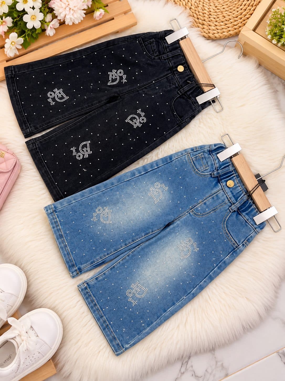 GIRLS JEANS (TL816) - BLACK