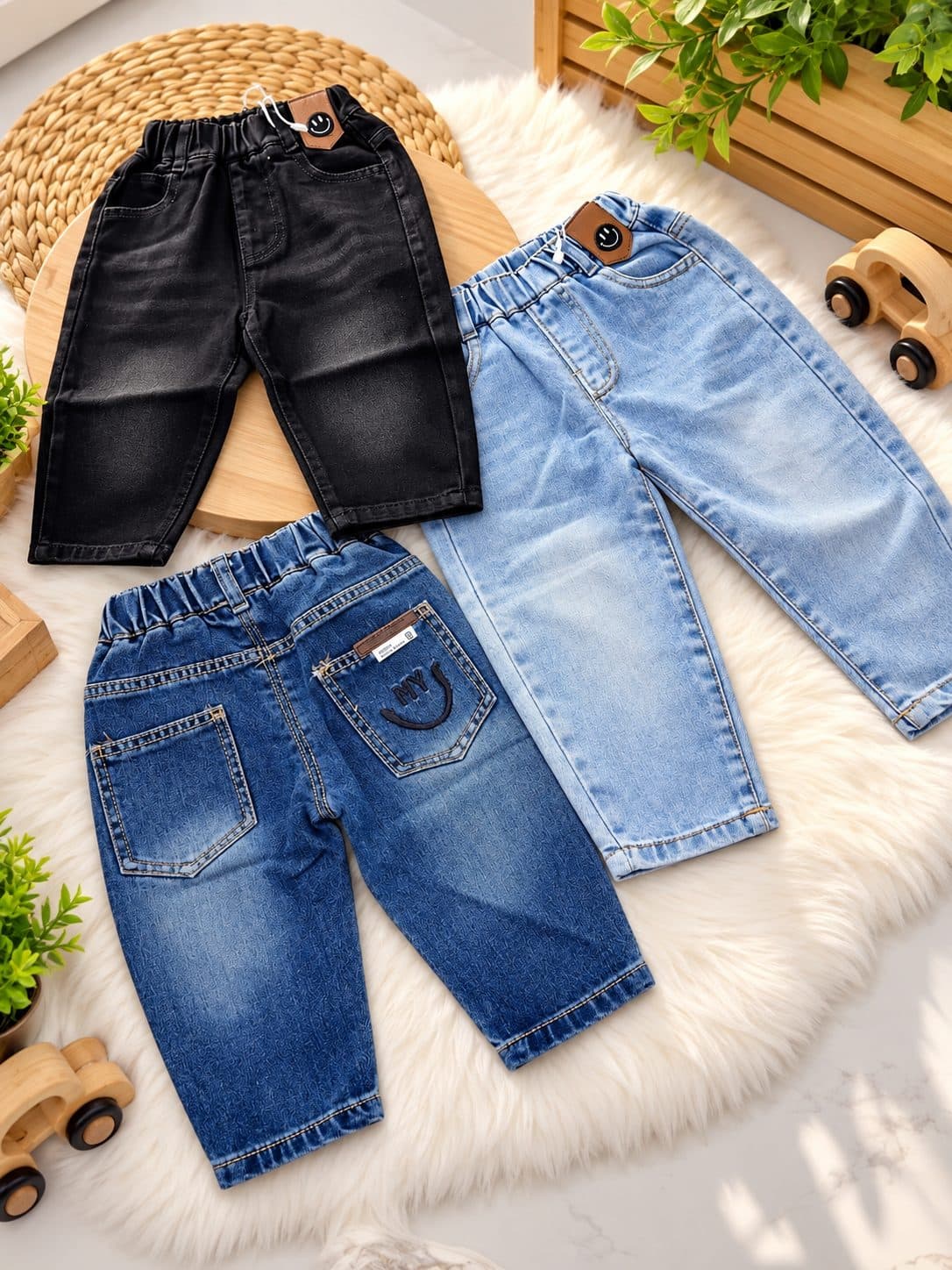 BOY JEANS(TL607) - BLACK