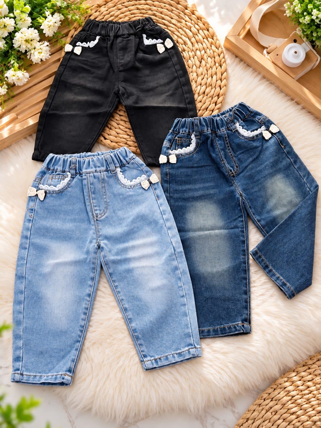 GIRLS JEANS (TL608) - BLUE