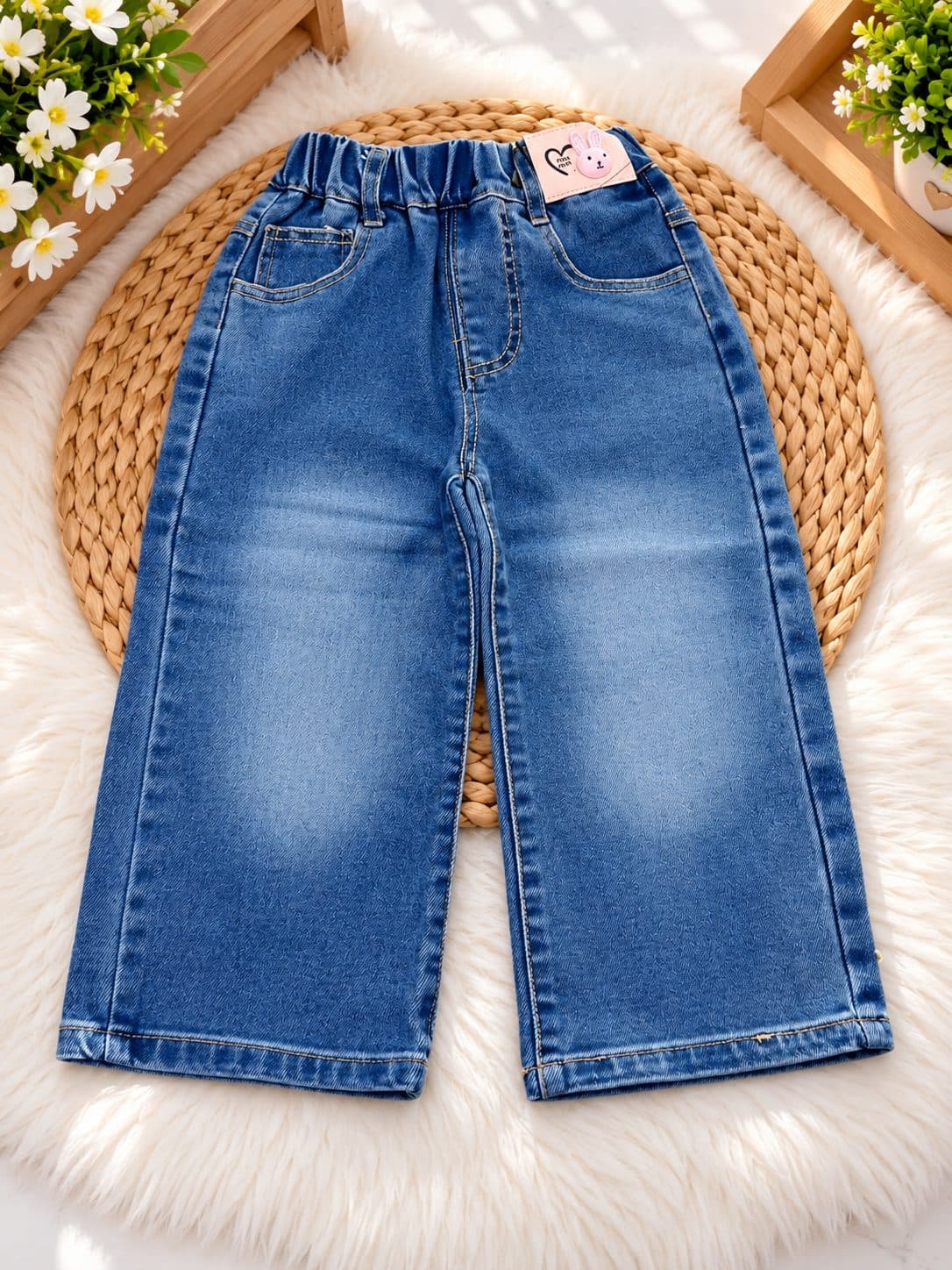 GIRLS JEANS (MRV3) - BLUE