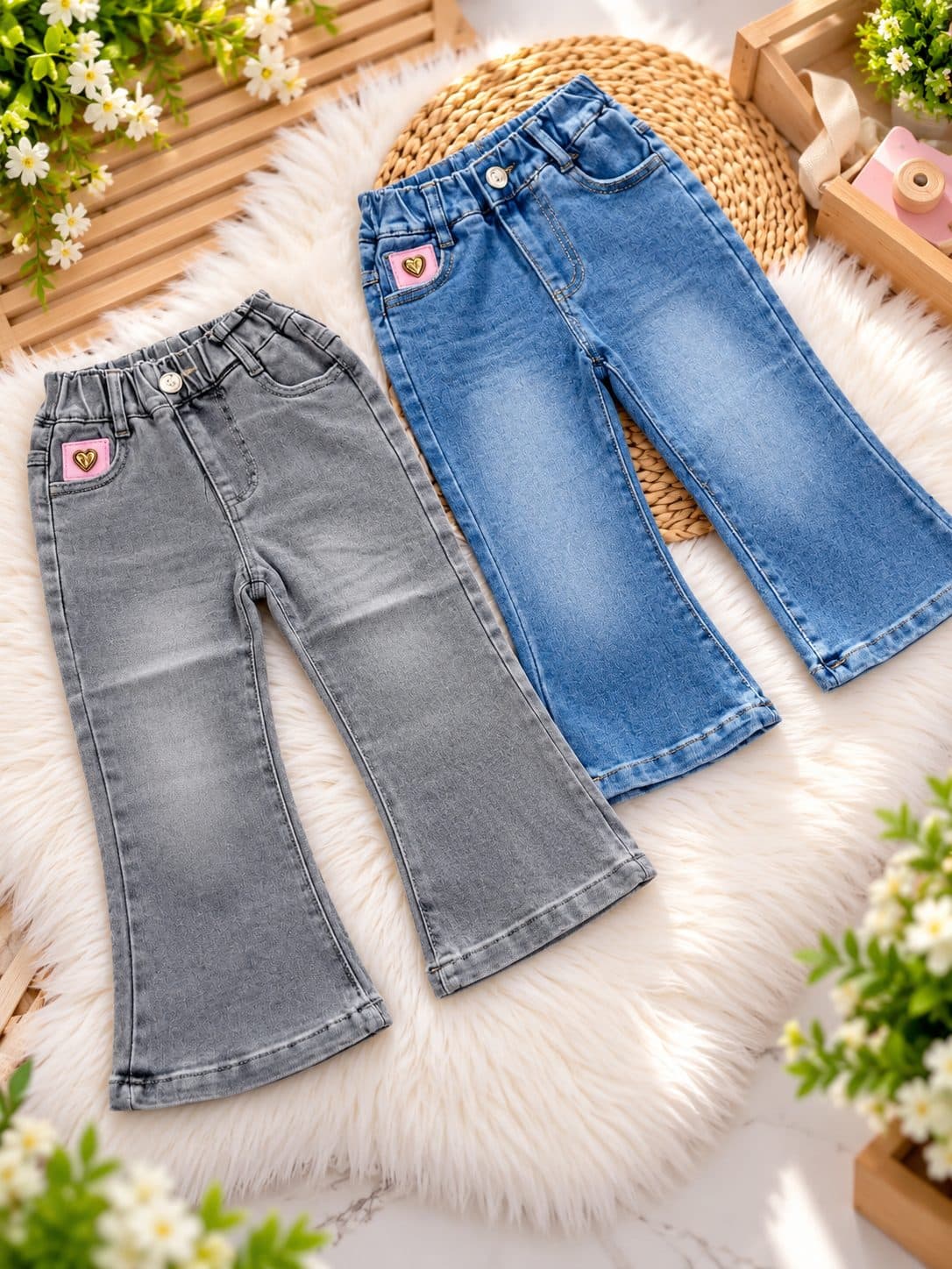 GIRLS JEANS (TL323) - BLUE