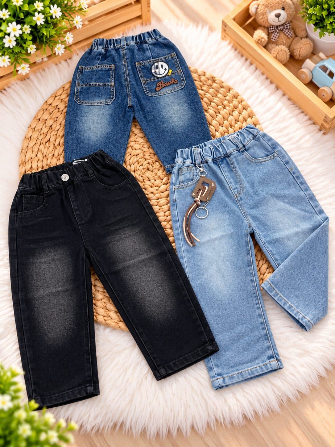 BOY JEANS(TL602) - BLACK